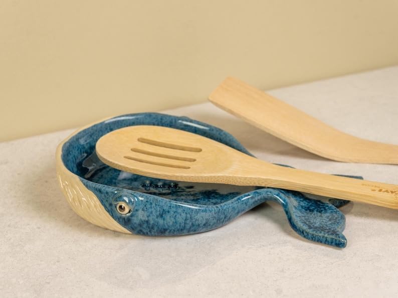 Whale spoon rest