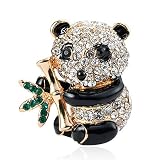 Apol Rhinestone Black and White Panda