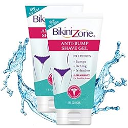 Bikini Zone Shave Gel Anti-Bumps, 4 Ounce (2 Pack)