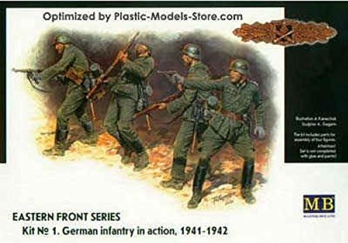 FRONTIER FIGHT GERMAN INFANTRY 1/35 MASTER BOX 3522