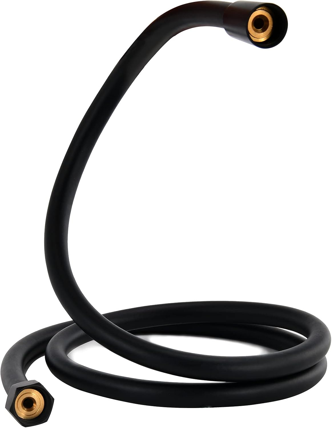 High strength and resistance,Premium Matte Black PVC Handheld Shower