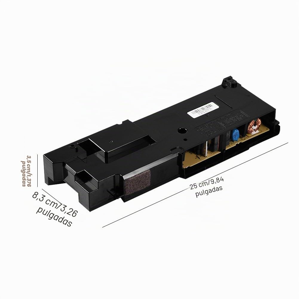 Wendry - Fuente de alimentación de Repuesto ADP-200ER de 4 Pines para Sony Playstation PS4, CUH-1215A CUH-12XX, ABS, Resistente al Desgaste y anticorrosión
