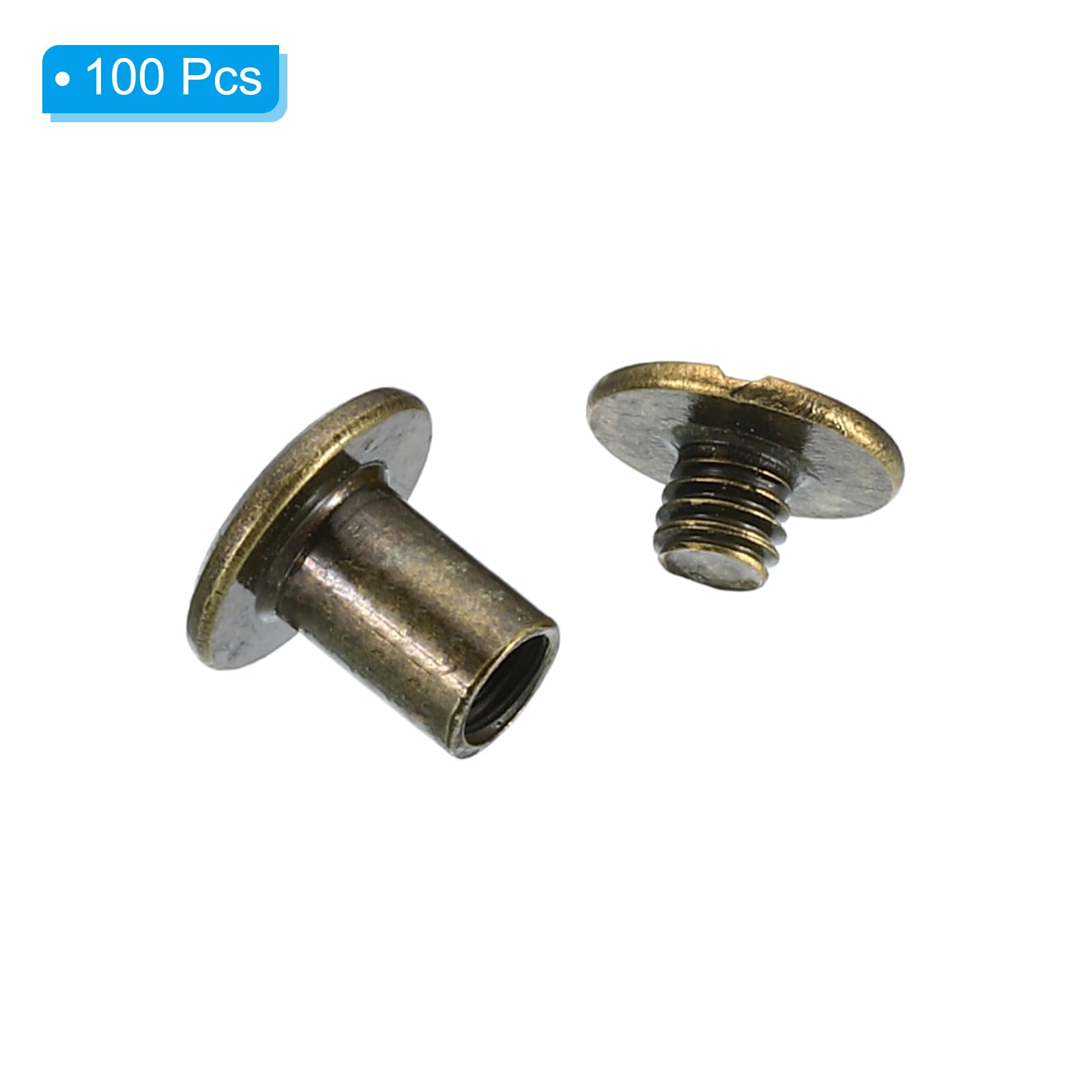 PATIKIL 100 Sets Chicago Screws - Image 3