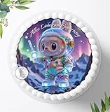 Tortenaufleger Tortenbild Tortendeko Fototorte, für Jungen,Mädchen zum Geburtstag, Essbares Foto...