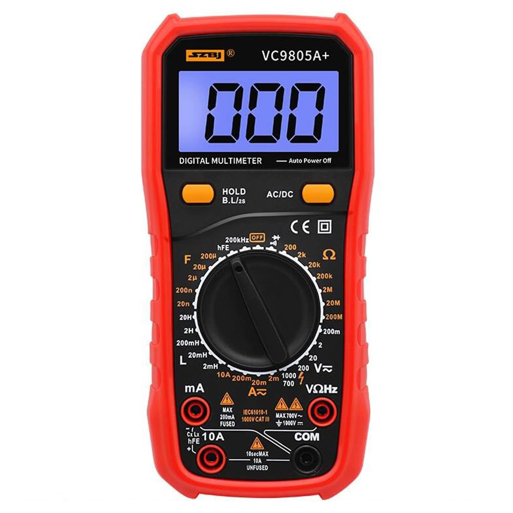 VC9805A+ High-Precision Digital Multimeter for Inductance and ...