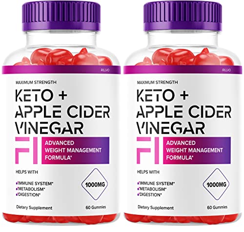 (2 Pack) F1 Keto Gummies Keto ACV Gummies Apple Cider Vinegar F1 ACV Gummies Advanced Formula (120 Gummies)