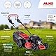 AL-KO Benzin-Rasenmäher Premium 521 VS-H (51 cm Schnittbreite, 3.2 kW Motorleistung, robustes Stahlblechgehäuse, variabler Hinterradantrieb, Mulchfunktion, Seitenauswurf, für Rasenflächen bis 1800 m²)