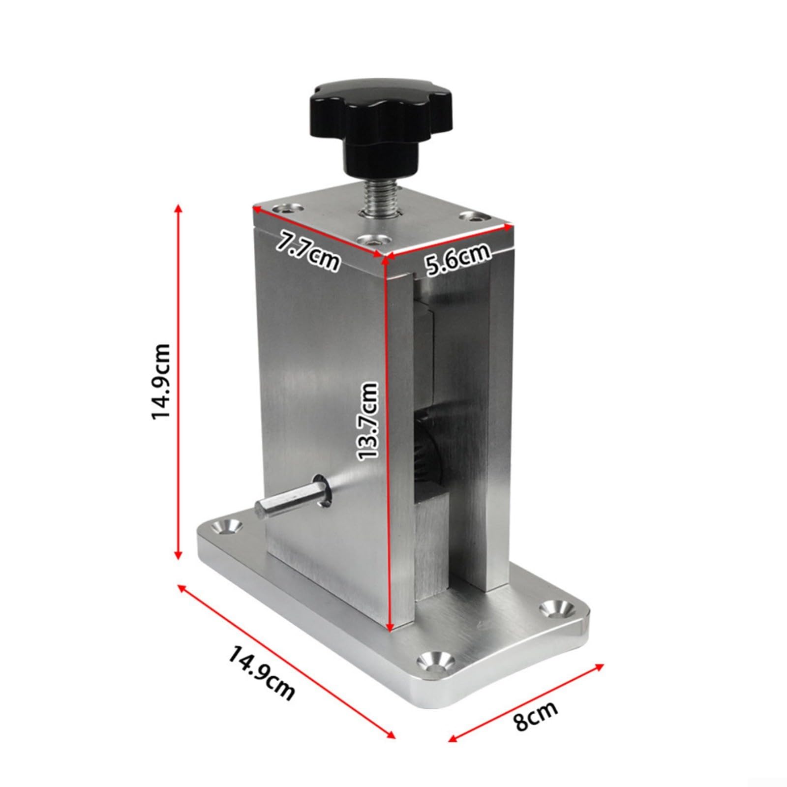 Pelacables automático para taladro inalámbrico, pelador de cables eléctricos de aleación de aluminio con perilla de ajuste manual, herramienta de pelado de precisión para reparaciones eléctricas y