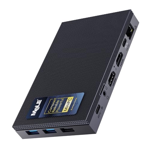 Image of MeLE Quieter 4C N150 Fanless Mini PC 32GB RAM LPDDR5 1TB NVMe SSD | Dual HDMI+USB-C 4K Triple Display|WiFi 5 BT5.1|0dB Silent|Auto Power On WoL|VESA Mount|Industrial Business Astrophotography