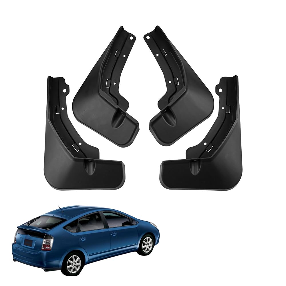 4 Faldillas antibarro para Prius Hatchback Sport 2004-2009 traseras y delanteras