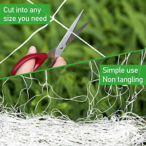 Decorlife 2-Pack Plant Trellis Netting 5 X 30Ft, Durable Garden Trellis Plant Support Net, Save Garden Space, Reusable Polyester Garden Net #TOP1
