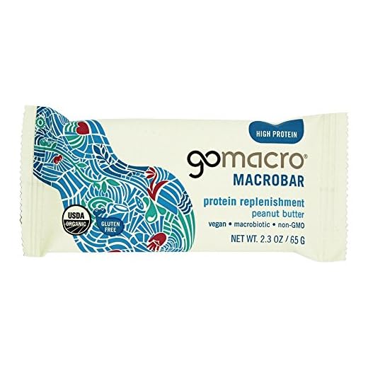 GoMacro - MacroBar Protein Replenishment Peanut Butter - 2.3 oz (PACK OF 2)