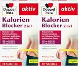 Doppelherz Kalorien Blocker 2 in 1 – Medizinprodukt zur Behandlung und Vorbeugung von Übergewicht und Adipositas – 30 vegane Tabletten (Packung mit 2)