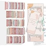 Laminated Bible Tabs for Women/Men/Kids (Large Print, Easy to Read), Catholic Bible Tabs Old and New Testament, 100 PCS Full Set, Waterproof & Durable, with 19 Blank Tabs-Light Brown