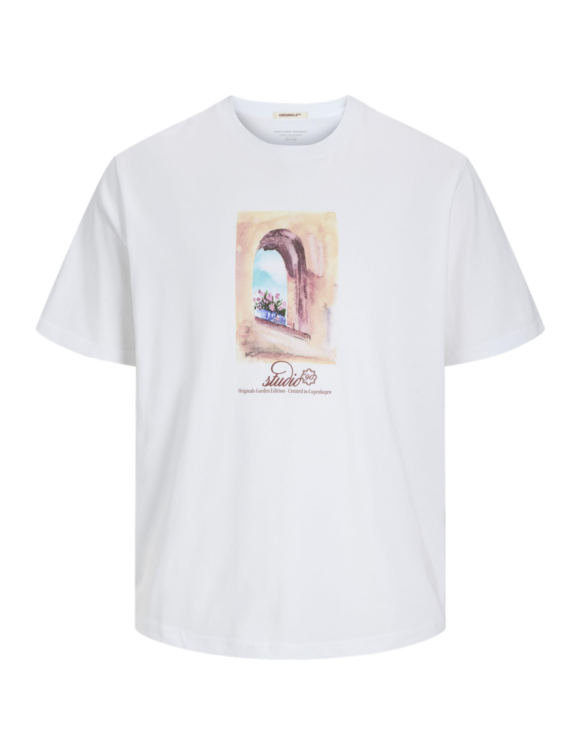 JACK & JONES Jorhydra Front Tee SS Crew Neck Mężczyźni Jorhydra Front Tee Ss Crew Neck (1 w zestawie)