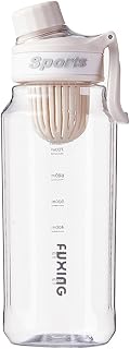 Aislor 34oz Sports Water Bottle, Leak Proof Drink Bottles with Fruit Infuser for Outdoors Camping Cycling Fitness Gym Yoga White One Size
