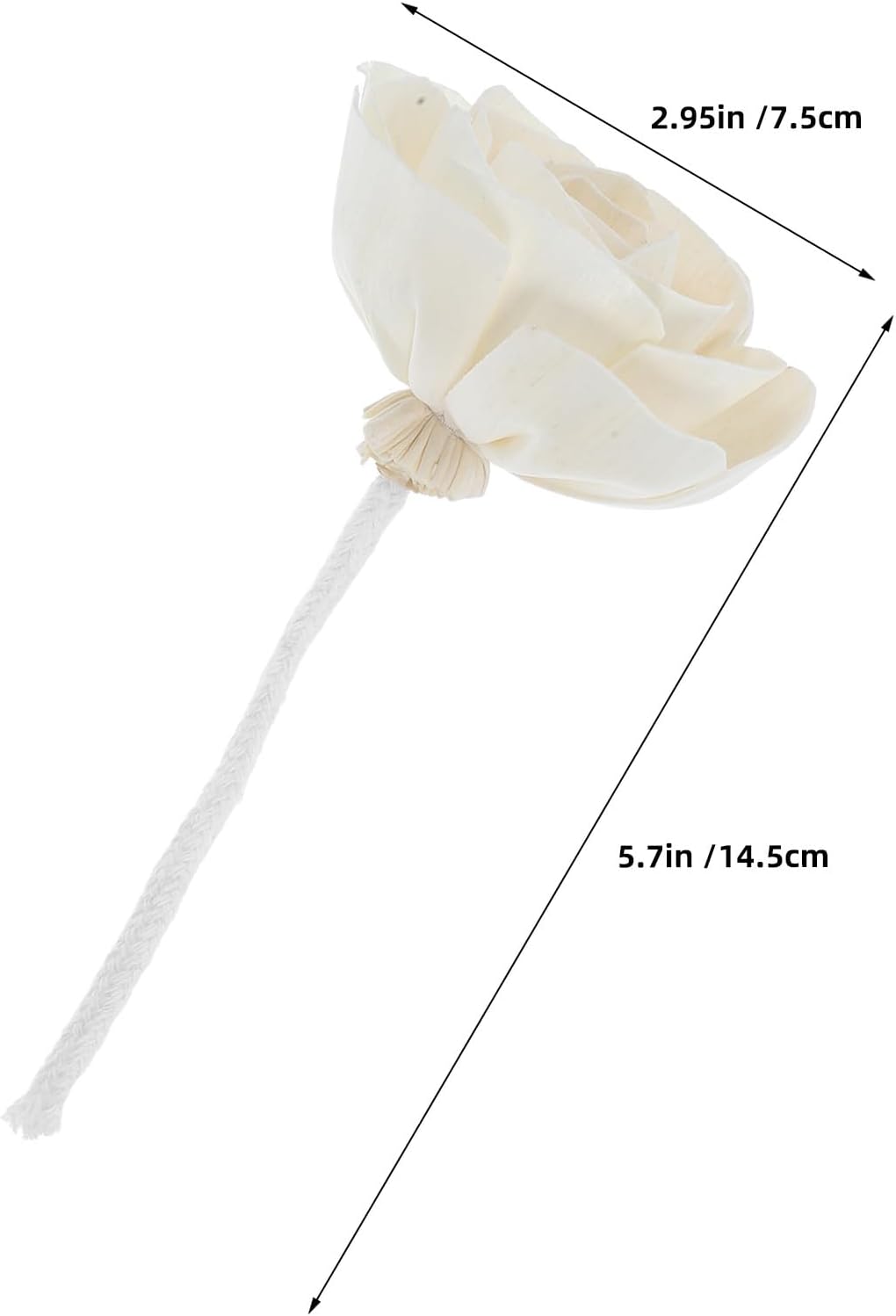 4pcs Flower Fragrance Diffuser Replacement with Cotton Rice Paper