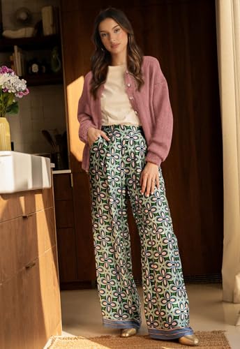 Image of PRETTYGARDEN Long Sleeve Crewneck Button Down Womens Sweaters Spring Open Front Chunky Cardigan Sweaters for Women 2026