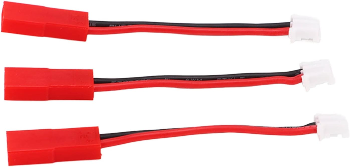 Zerodis PH2.0 to JST Plug Converter Cable for SCX24 1/24 Tracked Cars, 3 Pack