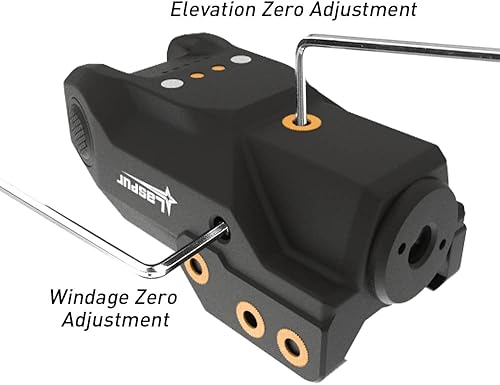 Miniatura 9 de Laspur Sub Compact Tactical Rail Mount Low Profile Laser Sight for Pistol Handgun Rifle, Build-in USB Magnetic Touch Rechargeable Battery Accessory