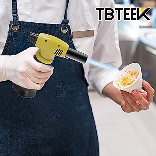 TBTEEK Küchenbrenne Flambierbrenner, Bunsenbrenner mit Sicherheitsverriegelung und einstellbarer Flamme zum Kochen… – Bild 8