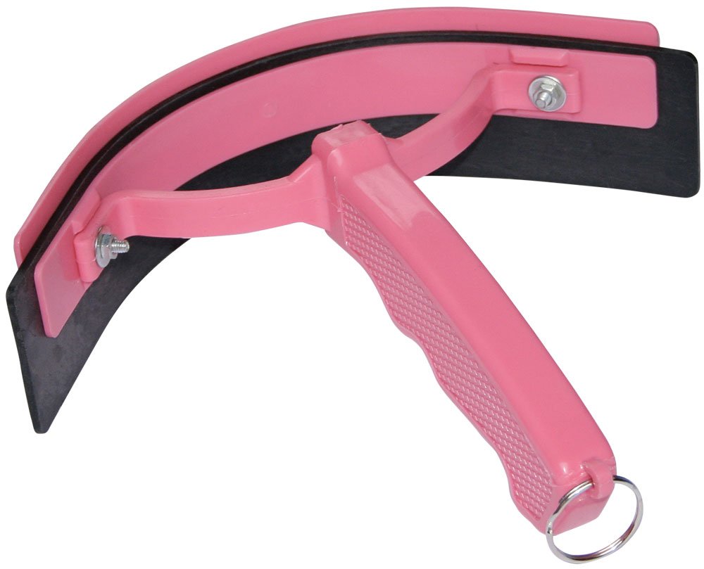 Cuchillo de sudor Harry's Horse rascador de agua de plástico rosa para equinos pack 5