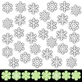 Huquary 36 Pieces Winter Enamel Pins Luminous Snowflake Enamel Lapel Pins for Winter Hats Clothes Decor Creative Snowflake Brooches Steampunk Brooches for Backpacks Bags Women Men Gift