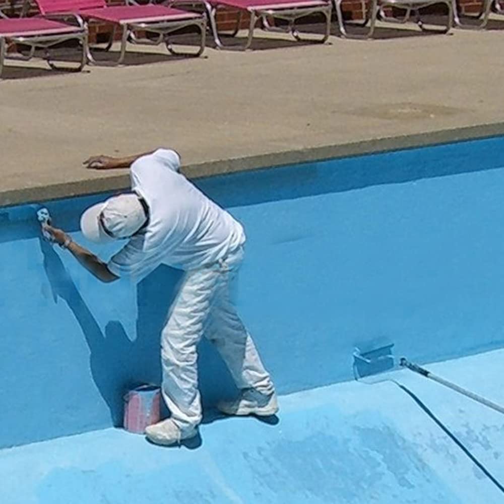Sopgal Pintura Extrem Piscinas (5kg, Azul) - Impermeabiliza y protege piscinas, estanques, fuentes, depósitos de agua... Resistente a rayos UV