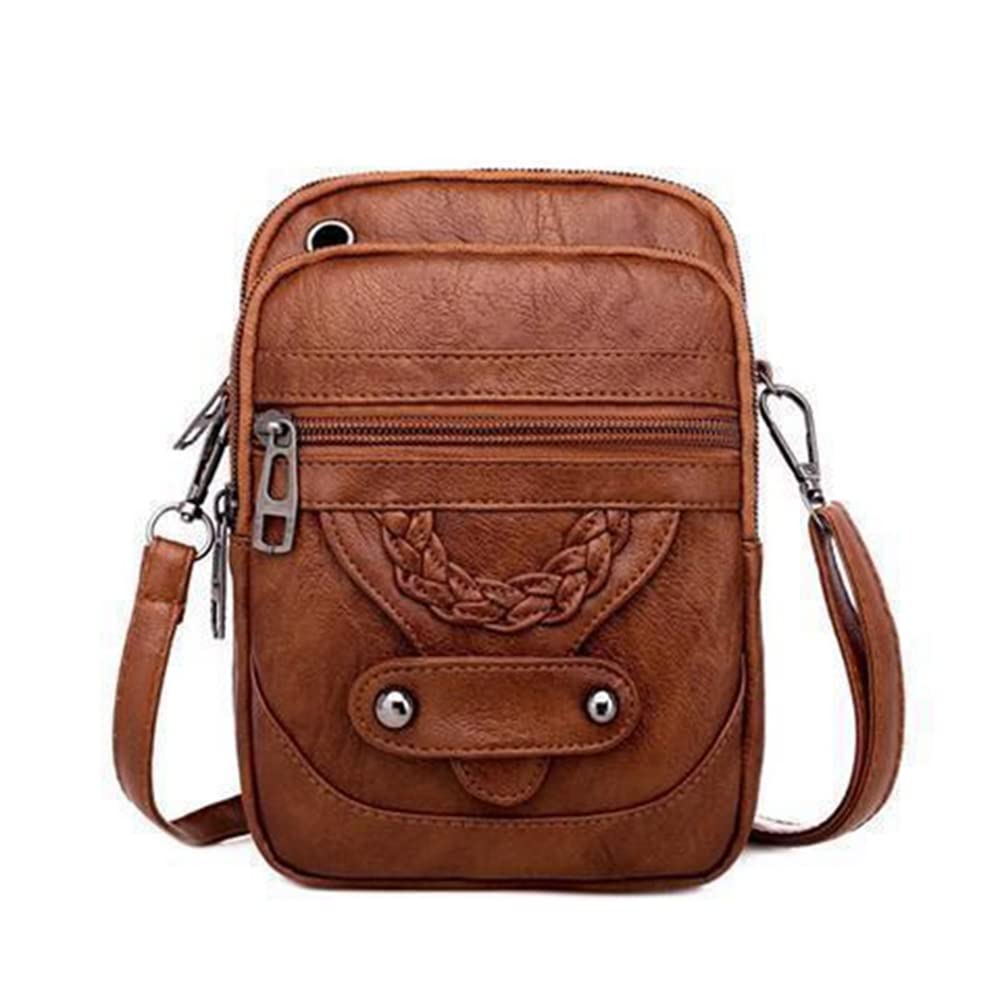 Small Crossbody Bags Retro Lightweight Cell Phone Purse Multi-Function Shoulder Bag for Women