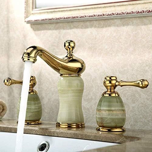 Robinet de bassin jade et or donnez une âme unique à votre salle de bain