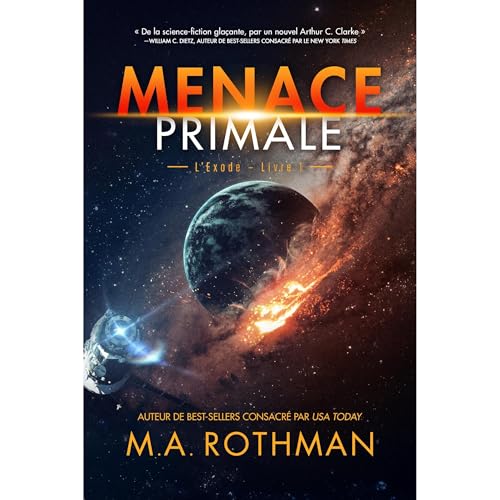 Menace Primale Audiolibro Por M.A. Rothman arte de portada