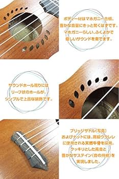 Amazon | レオラニ ウクレレ 初心者セット ソプラノ マホガニー