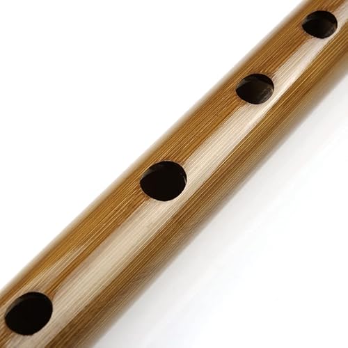 Japanese Bamboo Flute With Black Lines 7/8 Hon Handmade Bamboo Musical Instrument (8 Hon) #TOP3