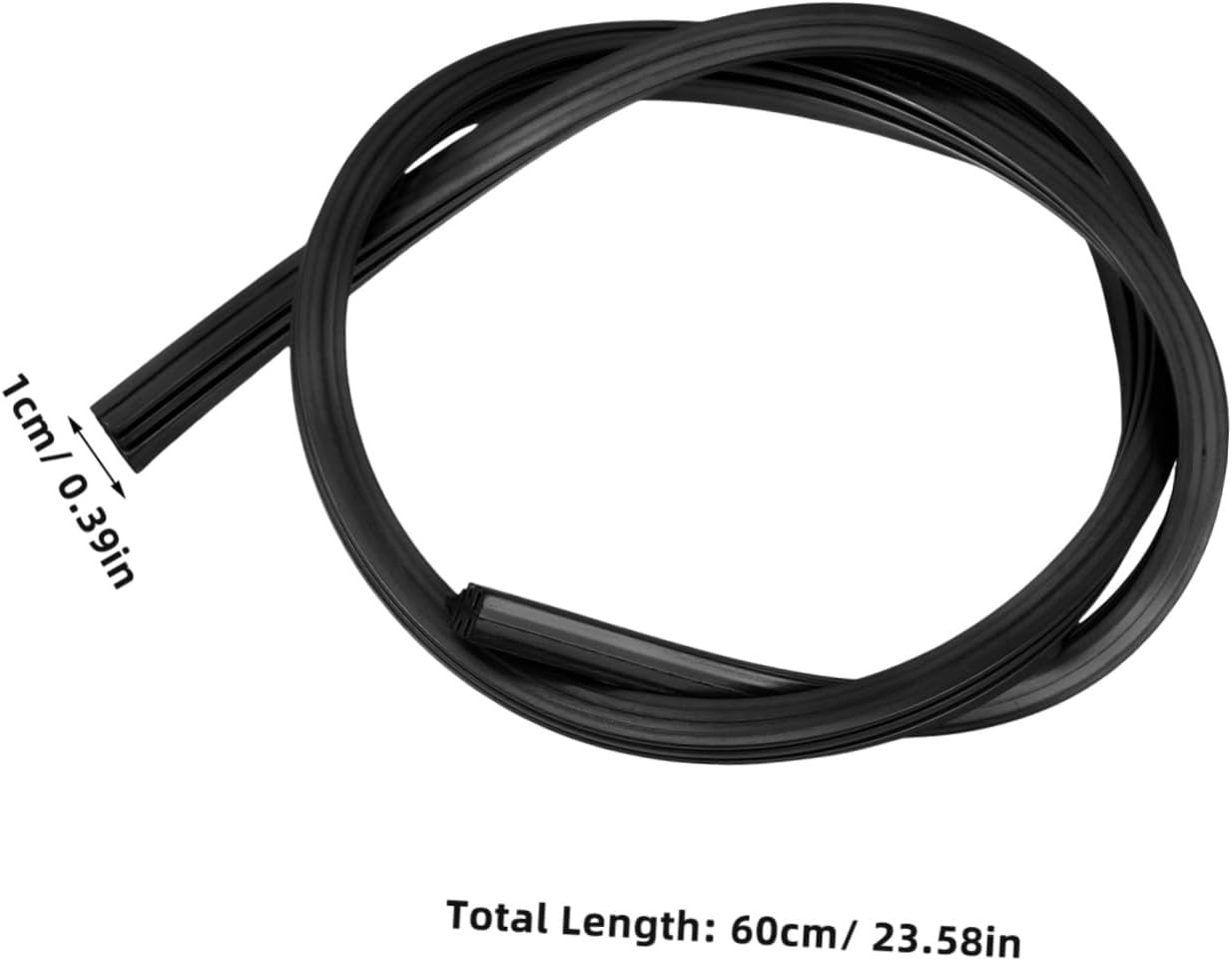 2pcs Windshield Wiper Blade Refill Rubber Strips Wide Replacement for Frameless Wipers and Efficient for Visibility Rainy Conditions