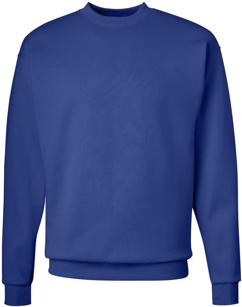 Joe's USA Men's Eco Fleece Crewneck Sweatshirt in Sizes S-5XL