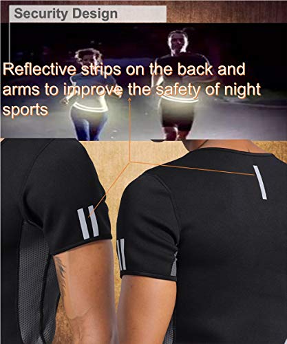 Ningmi Sauna Suit For Men Short Sweat Suits Neoprene Body Shaper Sauna Shirt Workout Waist Trainer Vest Tummy #TOP5