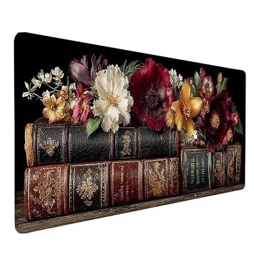 Tapis de souris XXL 1500 x 800mm tapis souris fleur imperméable pour PC