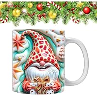 Taza de gnomos de 350 ml, taza personalizada con gnomo Goonk,