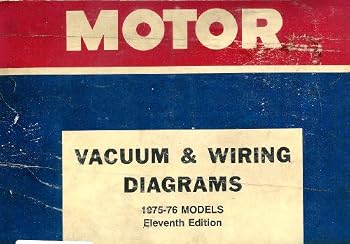 Paperback Vacuum and Wiring Diagrams 1975-1976 Book