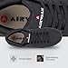 Airwalk Deuce Composite Toe Shoes for Men - Lightweight Work Safety Sneakers - Non-Slip, Electrical Hazard Resistant, Black/Black, 17 X-Wide