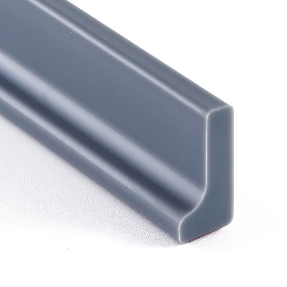 156 Inch/4M Grey Wet Room Floor Water Barrier, Silicone Shower