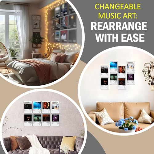 Image of Flybuy Hub Wall Art Posters, 20x30 cm (A4), Self-Adhesive, F-1 Racing Design for Bedroom, Living Room, Office (The Weeknd)