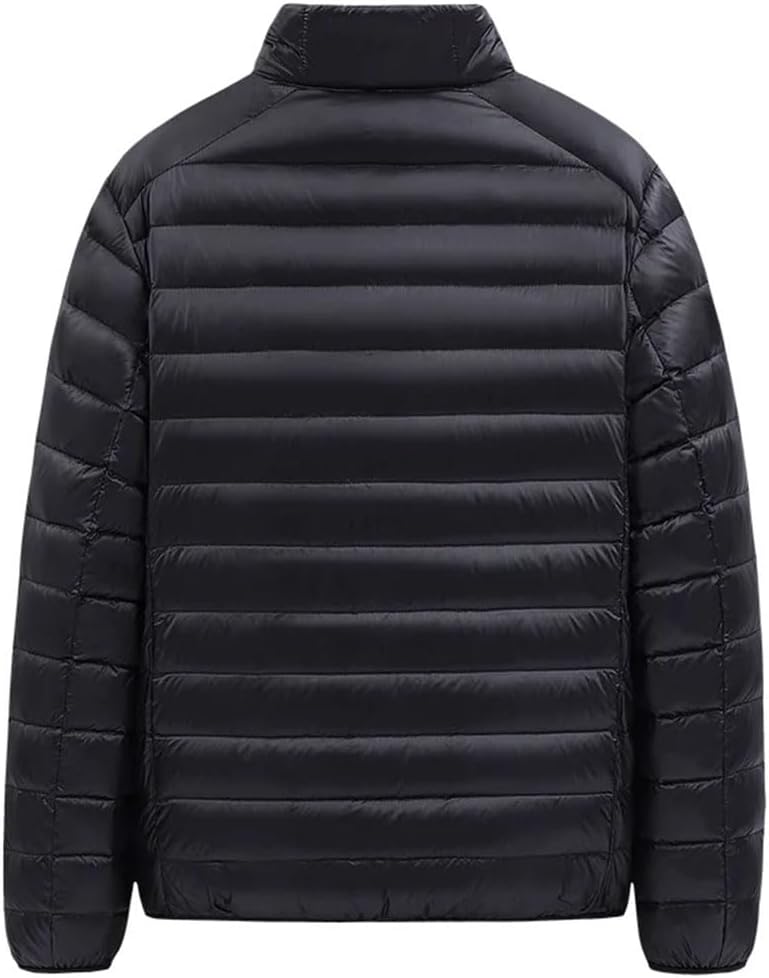 Pegsmio Men's Lightweight Down Jackets Hiking Camping Trekking Winter Coat Outdoor Windproof Warm Puffer Jacket