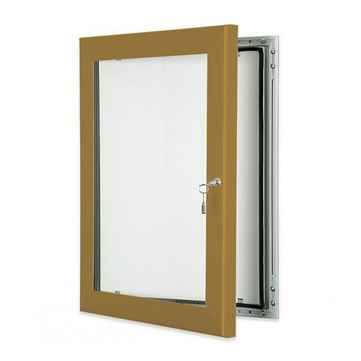 Poster Case Notice Boards - Outdoor Lockable - Gold - 700mm x 500mm