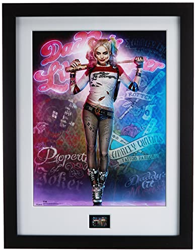 GB Eye LTD, Suicide Squad, Harley Quinn Stand, Print enmarcado 40 x 30 cm