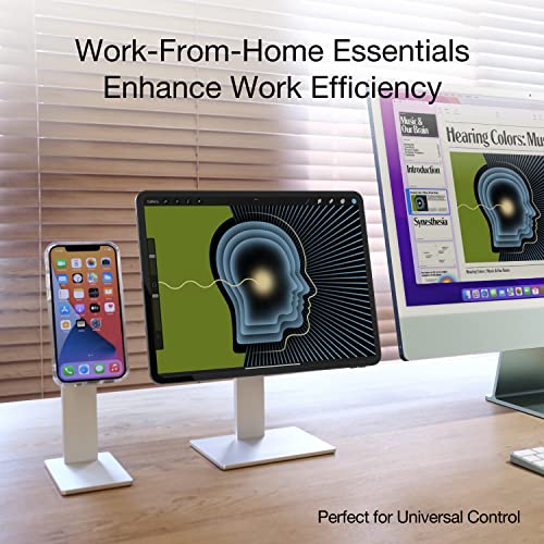 Just Mobile Aludisc Pro 360°-Directional Magnetic Aluminum Phone Stand Tilt Swivel Rotate Adjust Height 12" For Iphone 13/12 (St-520Si) #TOP7