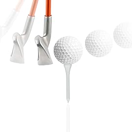 MYKUJA Bamboo Golf Tee 2-1/8 inch Pack of 100, Golf Tees White 54mm