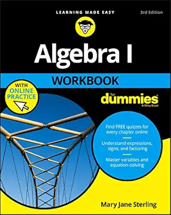 Algebra I Workbook For Dummies 3rd Edition-Wow! eBook