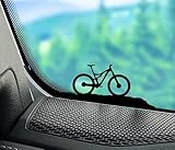 Mountain Bike Windshield Window Decal - 5x3 Inches Mountain Bike Gift, Adventure...