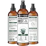 SHAKE, MIST & ENJOY - pureSCRUBS Premium Eucalyptus Aromatherapy Spray Mist for Room, Body, Linens, 100% Natural Essential Oils Plant Based Formula - One 4oz Bottle